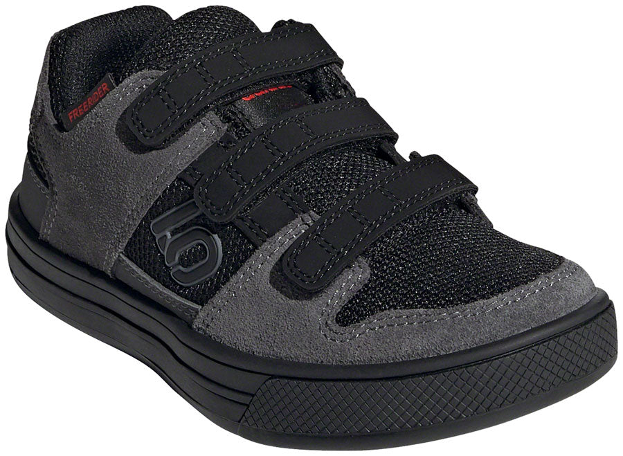 Five Ten Freerider Kids VCS Flat Shoes - Youth, Gray Five/Core Black/Gray Four, 13.5K