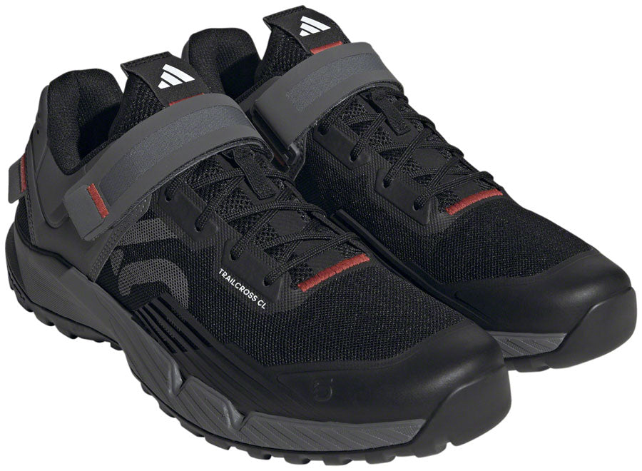Five Ten Trailcross Mountain Clipless Shoes - Mens Core BLK/Gray Three/Red 7