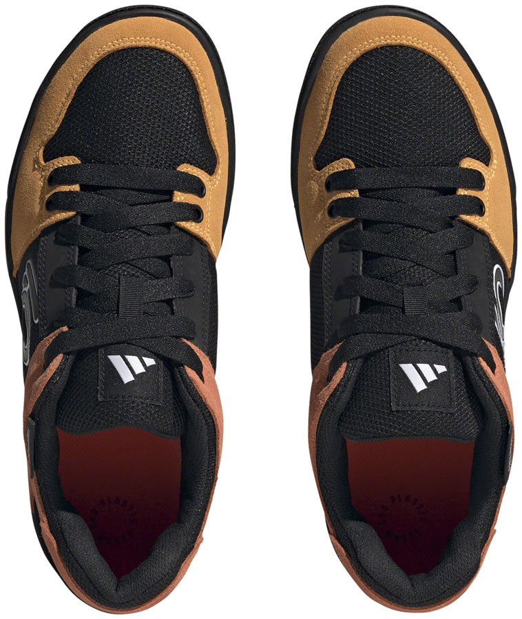 Five Ten Freerider Flat Shoes - Men's, Core Black/Ftwr White/Impact Orange, 6