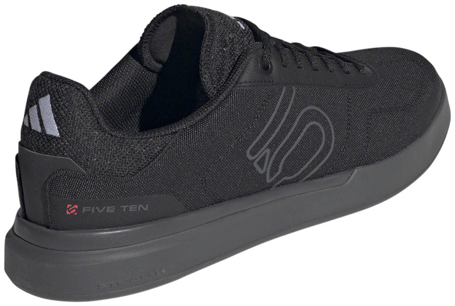 Five Ten Stealth Deluxe Canvas Flat Shoes - Men's, Core Black/Gray Five/Ftwr White, 6.5