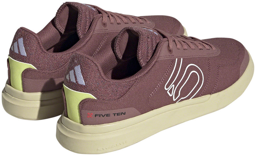 Five Ten Stealth Deluxe Canvas Flat Shoes - Women's, Quiet Crimson/Ftwr White/Core Black, 7.5