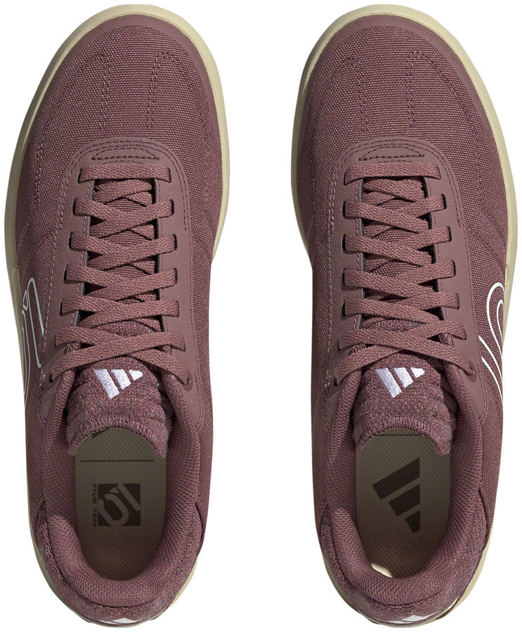 Five Ten Stealth Deluxe Canvas Flat Shoes - Women's, Quiet Crimson/Ftwr White/Core Black, 7.5