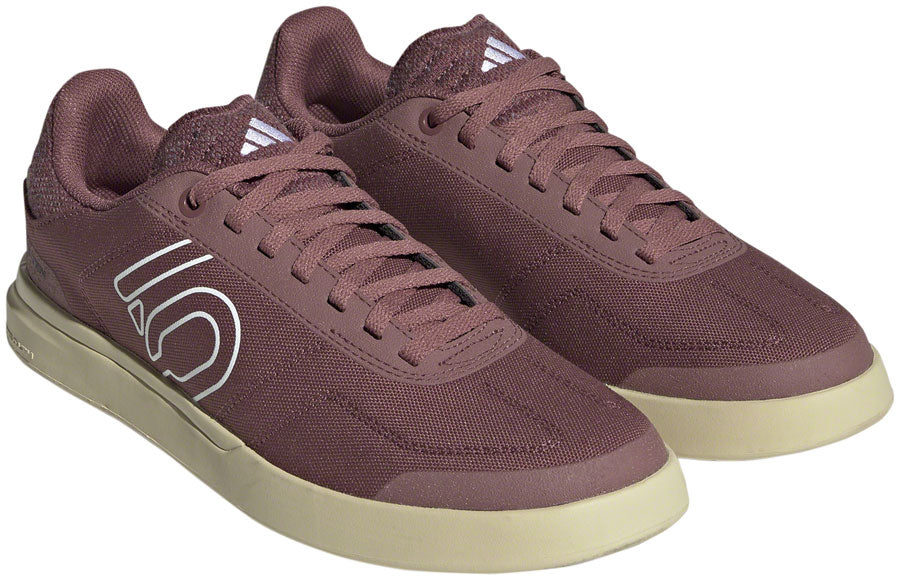 Five Ten Stealth Deluxe Canvas Flat Shoes - Women's, Quiet Crimson/Ftwr White/Core Black, 7.5