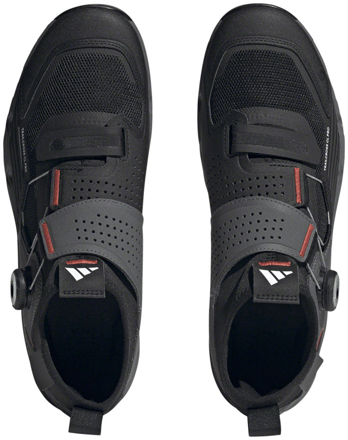 Five Ten Trailcross Pro Mountain Clipless Shoes - Men's, Gray Five/Core Black/Red, 8.5