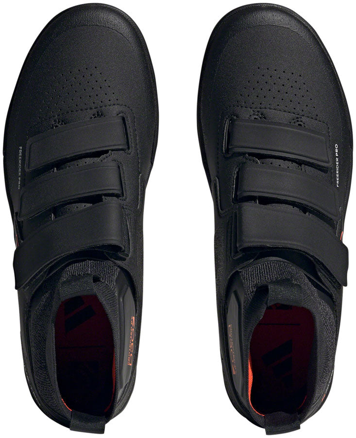 Five Ten Freerider Pro Mid VCS Flat Shoes - Men's, Core Black/Solar Red/Gray Three, 11