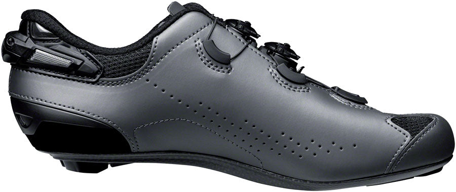 Sidi Shot 2S Road Shoes - Men's, Anthracite/Black, 46.5