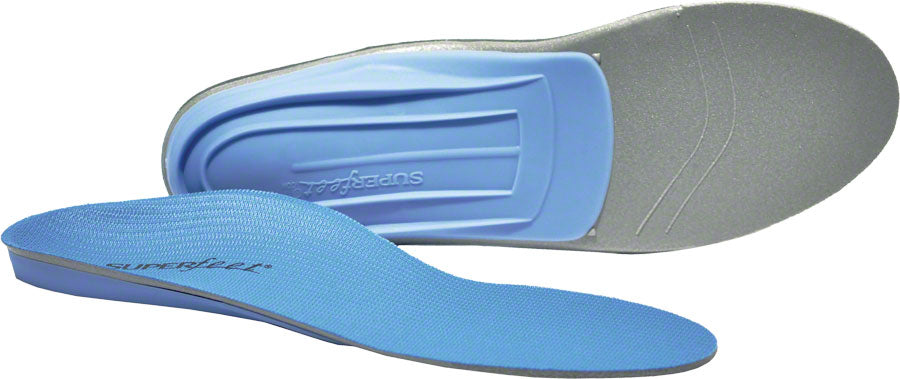 Superfeet Blue Foot Bed Insole: Size E (M 9.5-11, W 10.5-12)
