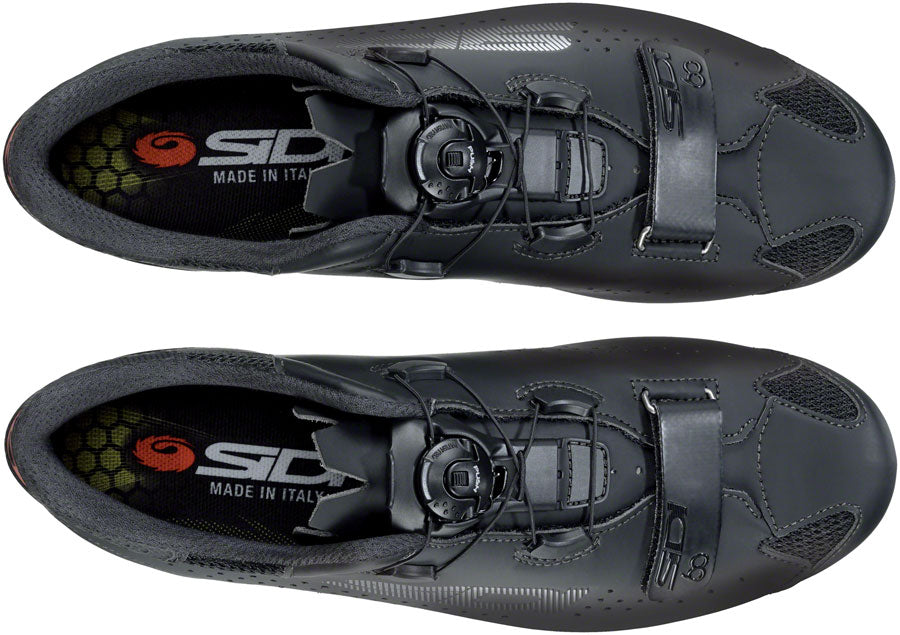 Sidi Sixty Road Shoes - Men's, Black/Black, 46.6