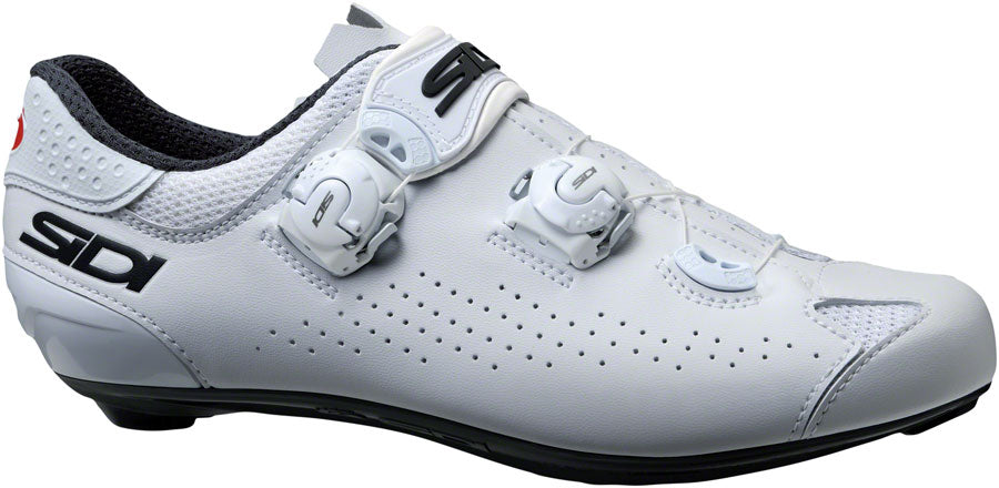Sidi Genius 10  Road Shoes - Men's, White/White, 45.5