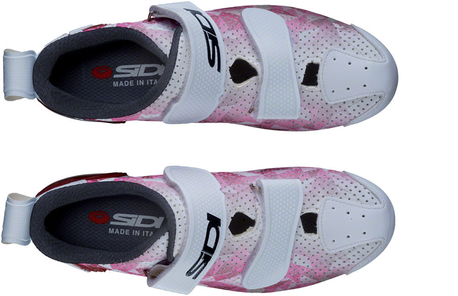 Sidi T-5 Air Tri Shoes - Women's, Pink/Red/White, 41