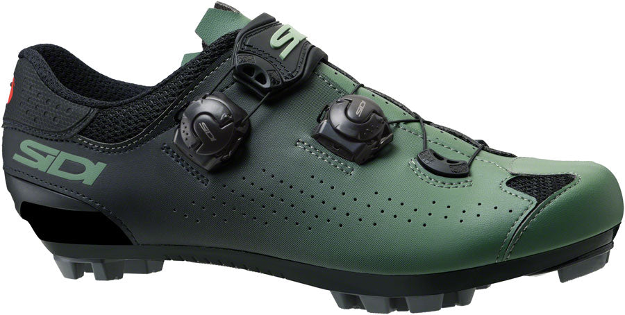 Sidi Eagle 10 Mountain Clipless Shoes - Men's, Green/Black, 46.5