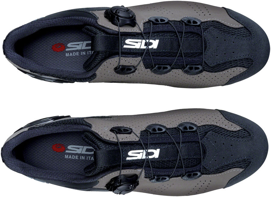 Sidi MTB Gravel Clipless Shoes - Men's, Black/Titanium, 47