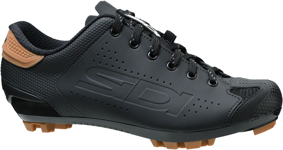 Sidi Dust Shoelace Mountain Clipless Shoes - Men's, Black, 45