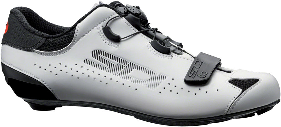 Sidi Sixty Road Shoes - Men's, Black/White, 44.5