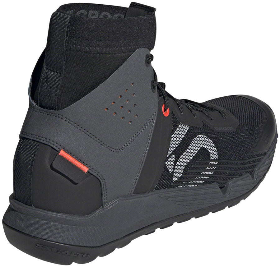 Five Ten Trailcross Mid Pro Flat Shoes - Mens Core BLK / Gray Two / Solar Red 7.5