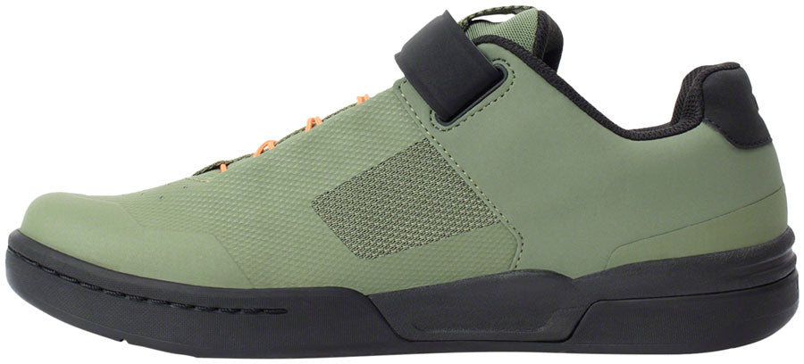 Crank Brothers Stamp SpeedLace Men's Flat Shoe - Green/Orange/Black, Size 10
