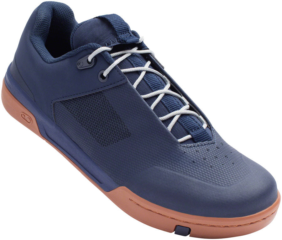 Crank Brothers Stamp Lace Men's Flat Shoe - Navy/Silver/Gum, Size 10.5