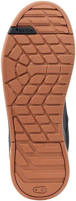 Crank Brothers Stamp Lace Men's Flat Shoe - Black/Silver/Gum, Size 11.5