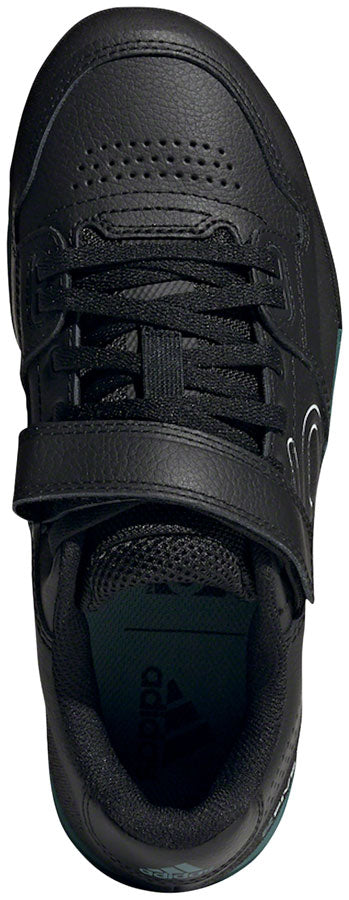 Five Ten Hellcat Clipless Shoes - Women's, Core Black / Crystal White / Hazy Emerald, 6