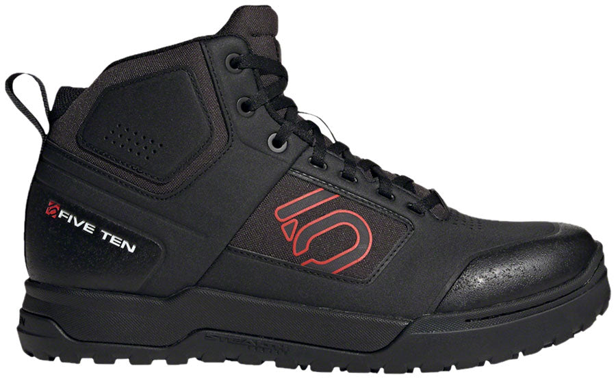 Five Ten Impact Pro Mid Flat Shoes  -  Men's, Core Black/Red/Core Black, 12