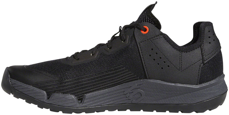 Five Ten Trailcross LT Flat Shoes - Men's, Core Black / Gray Two / Solar Red, 6