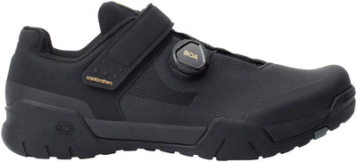 Crank Brothers Mallet E BOA Men's Shoe - Black/Gold/Black, Size 10