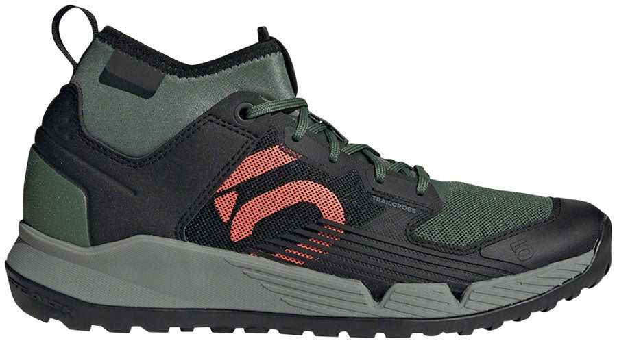 Five Ten Trailcross XT Flat Shoes - Women's, Green Oxide / Core Black / Dove Gray, 9