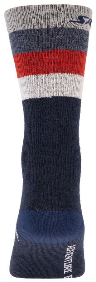 Salsa Arctica Wool Socks - Denim, w/Stripes, Small/Medium