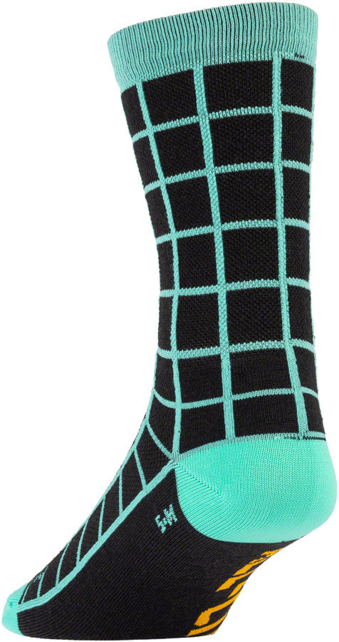All-City Club Tropic Socks - 6", Black, Goldenrod, Teal, Large/X-Large