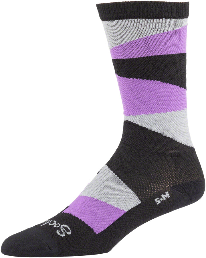 All-City Damn Fine Sock - 5 inch, Charcoal, Khaki, Sage Green, Small/Medium