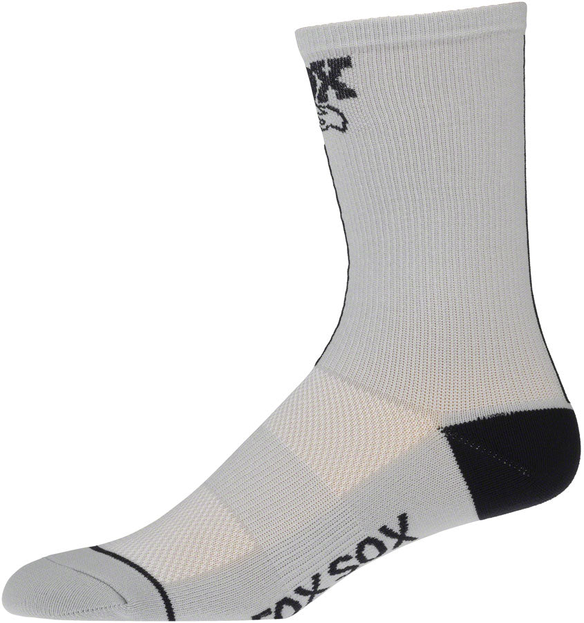 FOX Transfer Coolmax Socks - Gray, 7", Small/Medium