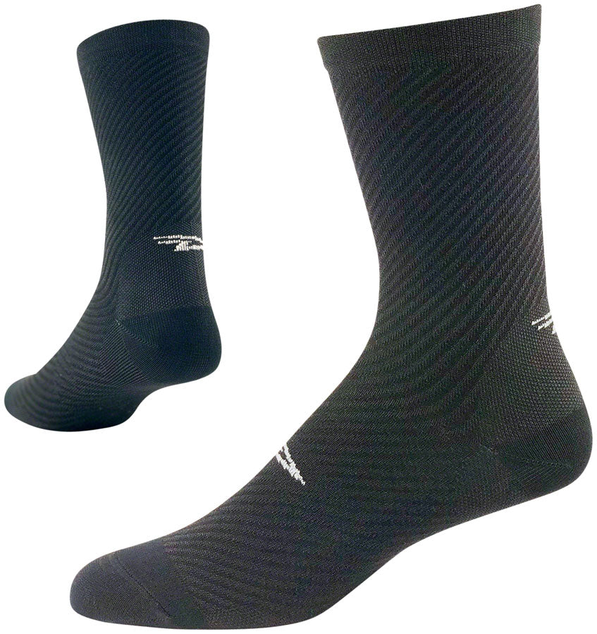 DeFeet Evo Carbon Socks - 6 inch, Black, Small