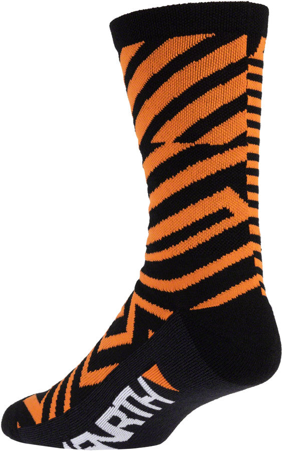 45NRTH Midweight Stripe Knee Wool Sock - Black, Large