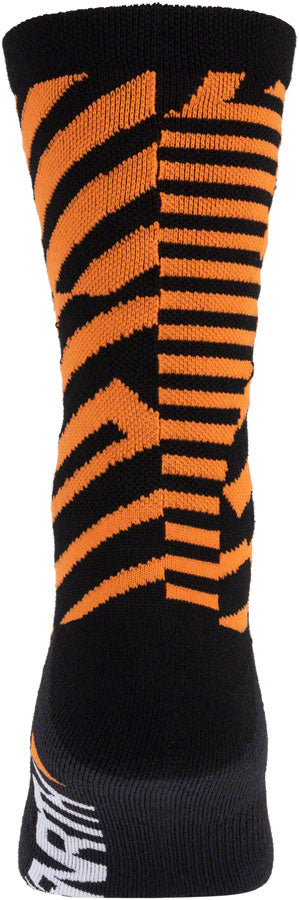 45NRTH Midweight Stripe Knee Wool Sock - Black, Large