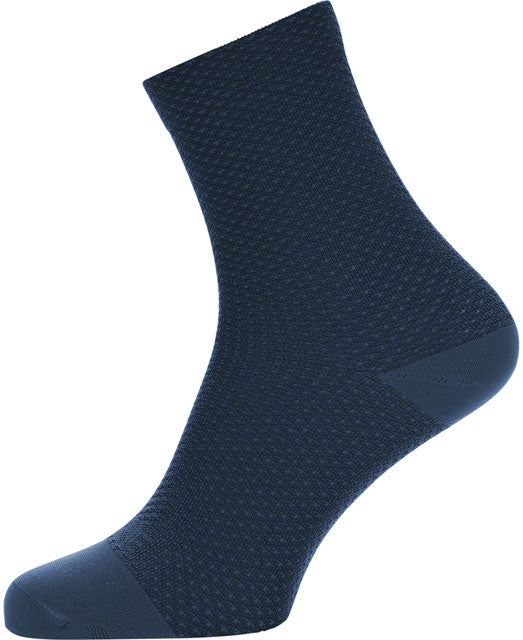 GORE C3 Dot Mid Socks - Orbit Blue/Deep Water Blue, 6.7" Cuff, Fits Sizes 6-7.5-0