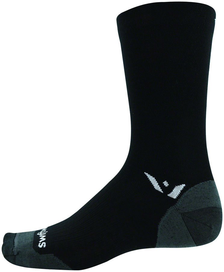 Swiftwick Pursuit Seven Ultralight Socks - 7 inch, Black, Small