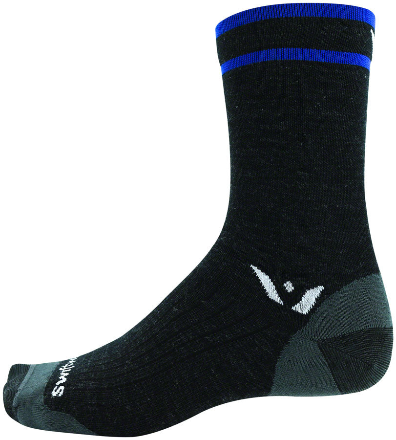 Swiftwick Pursuit Seven Ultralight Socks - 7 inch, Coal Blue, Small