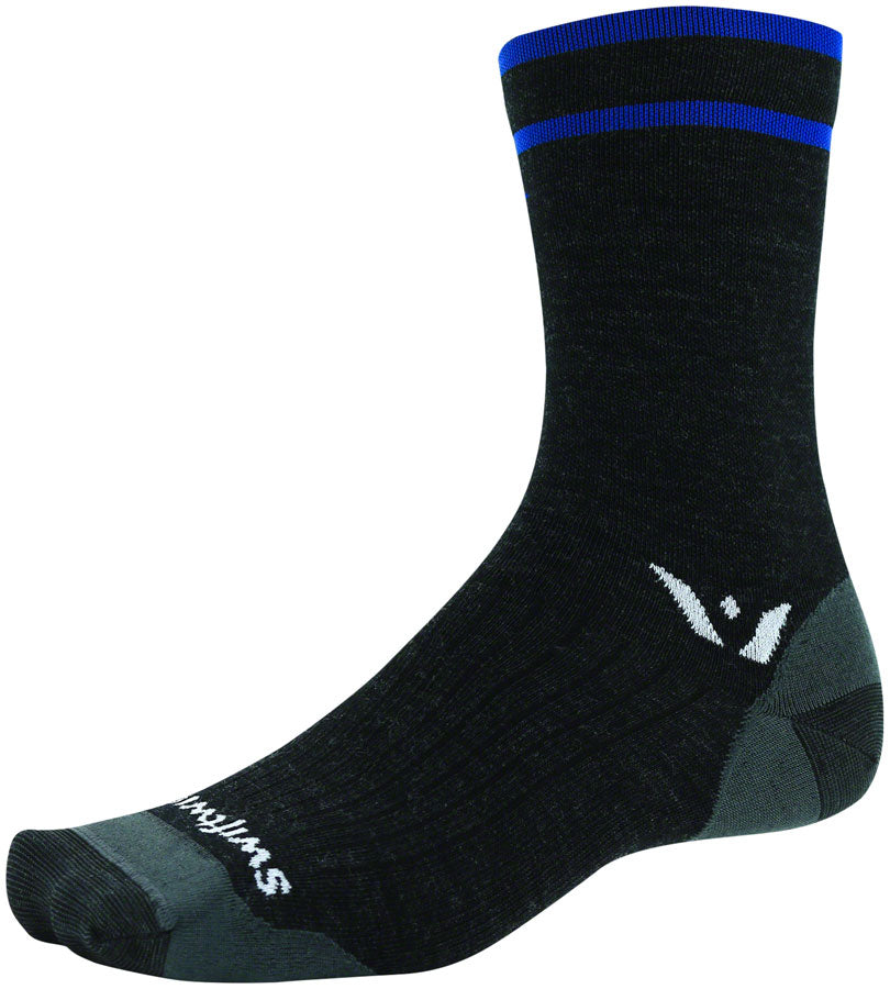 Swiftwick Pursuit Seven Ultralight Socks - 7 inch, Coal Blue, Small