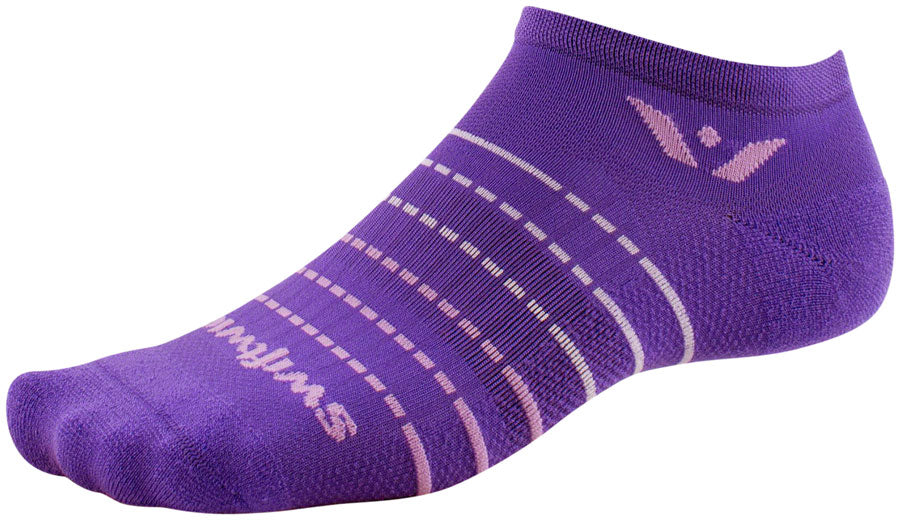 Swiftwick Aspire Zero Socks - No Show, Purple/Pink, Medium