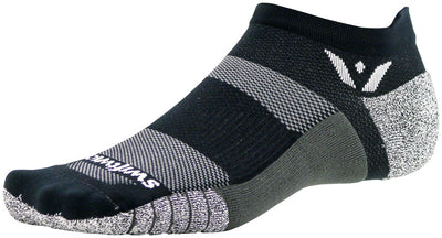Swiftwick Flite XT Zero Tab Socks - No Show, Black, Large
