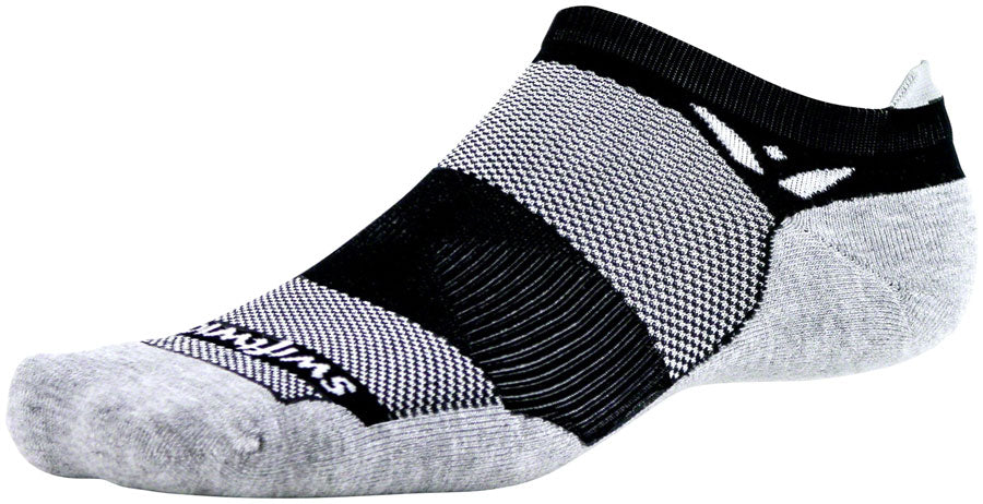 Swiftwick Maxus Zero Tab Socks - No Show, Black, Medium