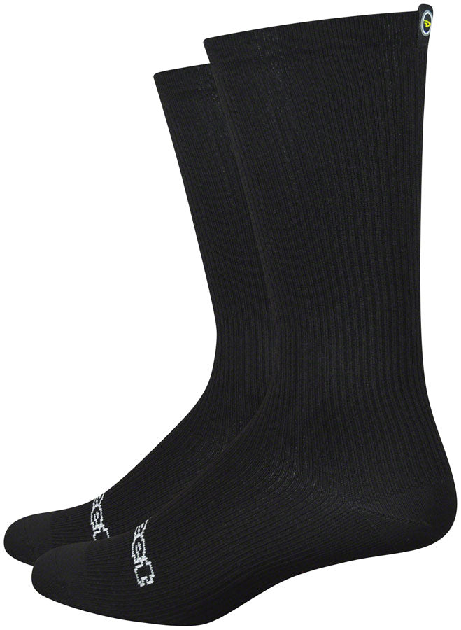 DeFeet Evo Disruptor Socks - 8 inch, Black, Large