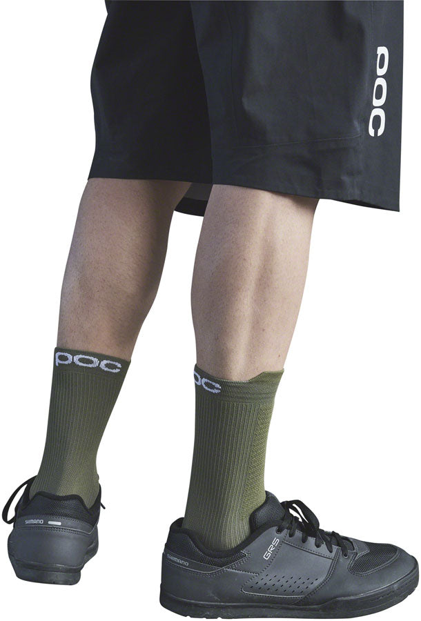 POC Lithe MTB Socks - Green, Small