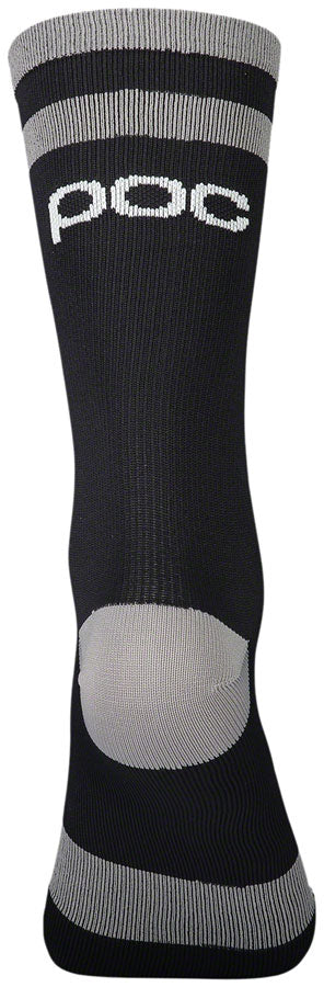 POC Lure MTB Socks - Black/Gray, Large