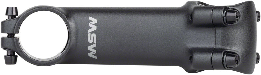 MSW 25 Stem - 70mm, 31.8 Clamp, +/-25, 1-1/8", Aluminum, Black