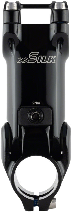 Cane Creek eeSilk Stem - 80mm, 31.8mm, -6, 1 1/8", Alloy, Black, w/o Comp Switch