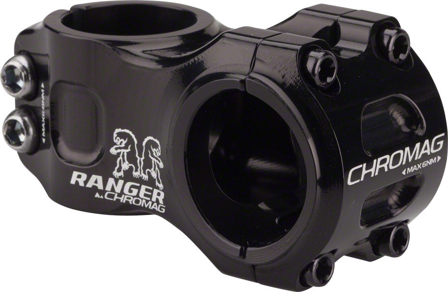 Chromag Ranger V2 Stem - 50mm, 31.8 Clamp, +/-0, 1 1/8", Alloy, Black