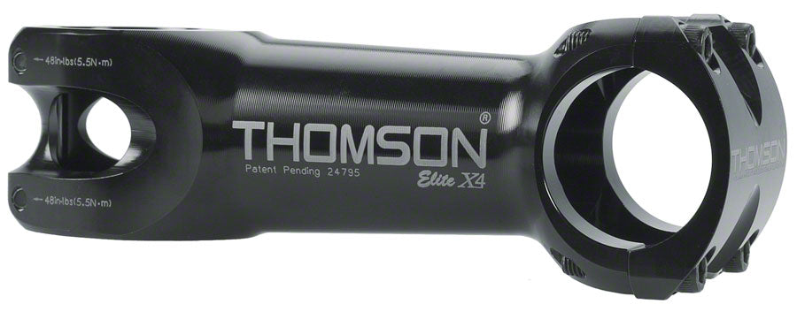 Thomson Elite X4 Mountain Stem - 130mm, 31.8 Clamp, +/-10, 1 1/8", Aluminum, Black