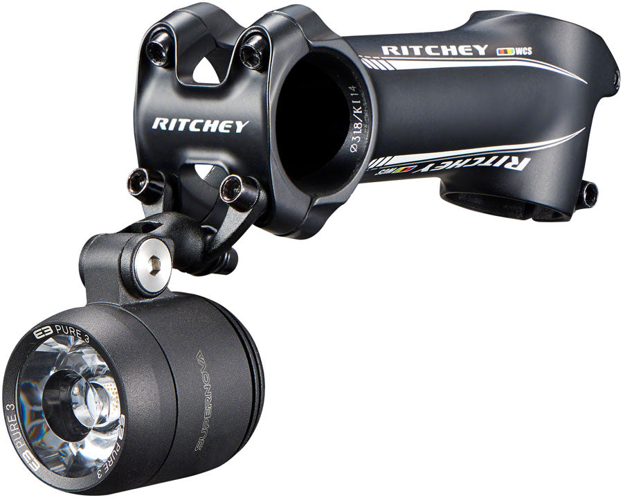 Ritchey Universal Stem Face Plate Accessory Mount: Supernova, Black
