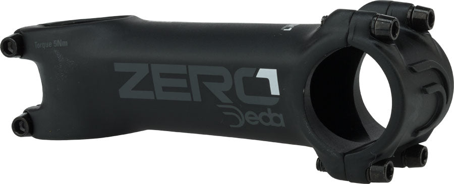 Deda Elementi Zero1 Stem - 90mm, 31.8 Clamp, +/-6, 1 1/8", Aluminum, Matte Black